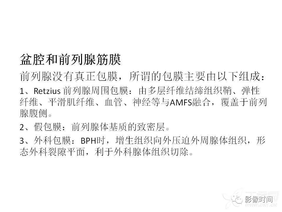 【PPT】前列腺影像解剖与功能解析