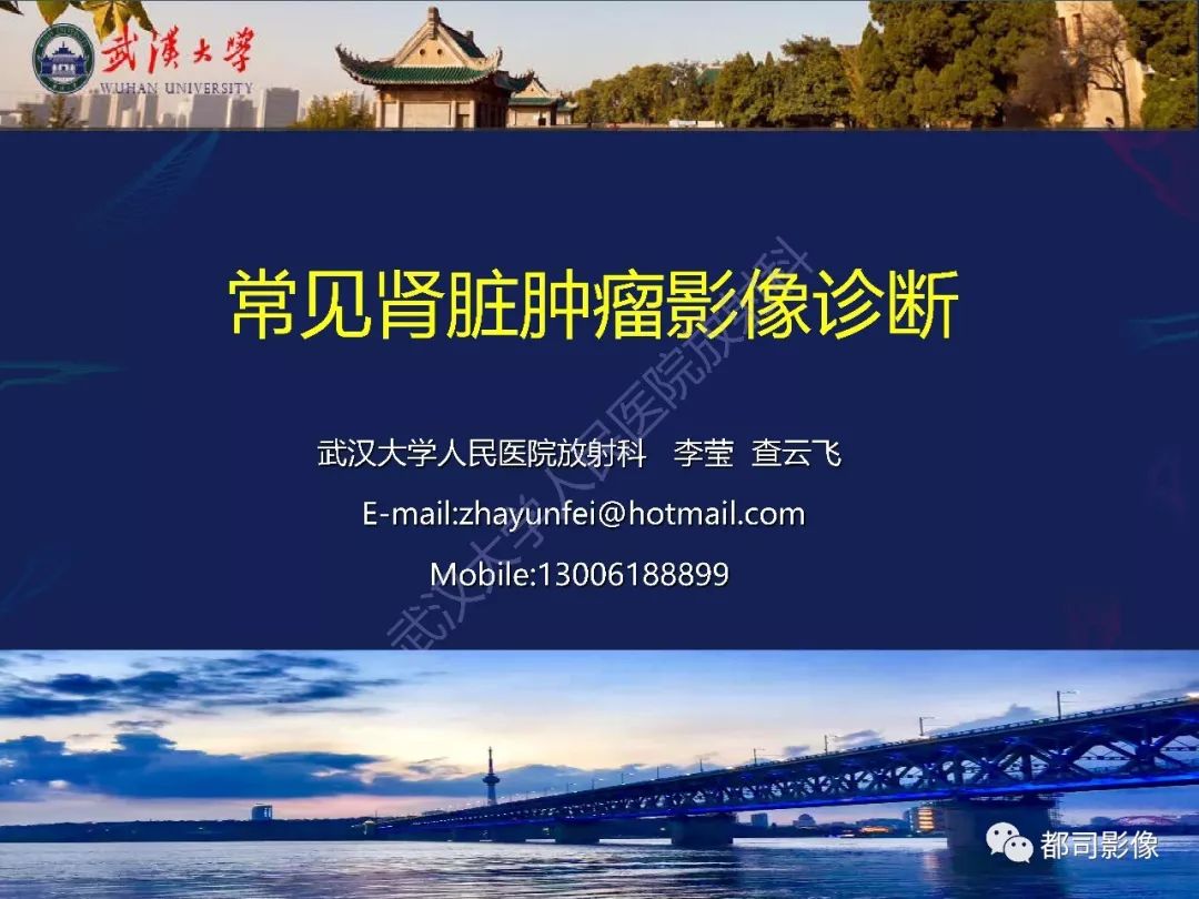 【PPT】常见肾脏肿瘤影像诊断
