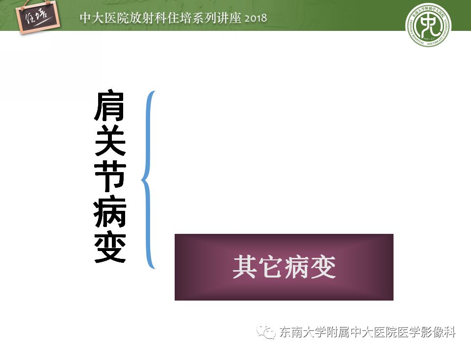 【PPT】肩关节病变影像诊断分析