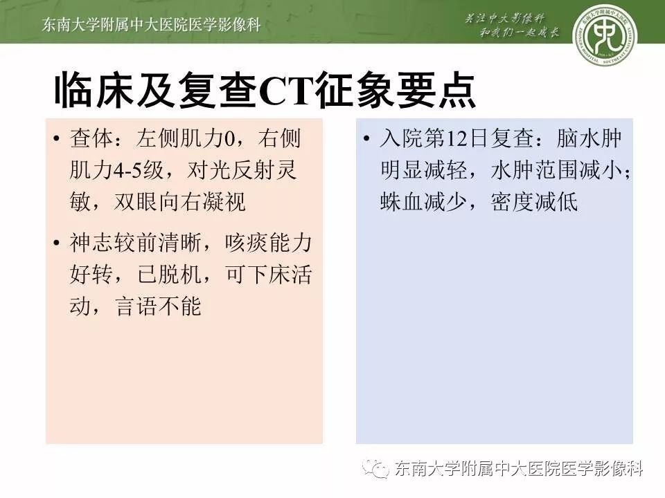 【病例】可逆性脑血管收缩综合征1例CT及MR