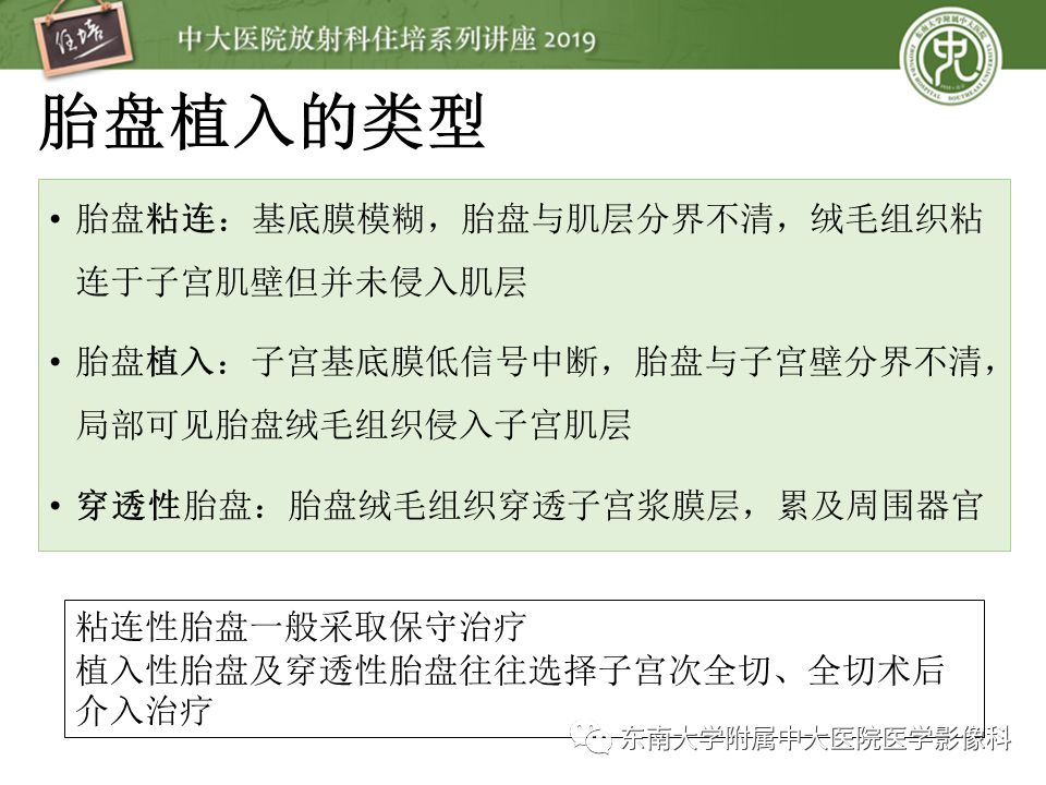 【PPT】胎盘相关MR诊断