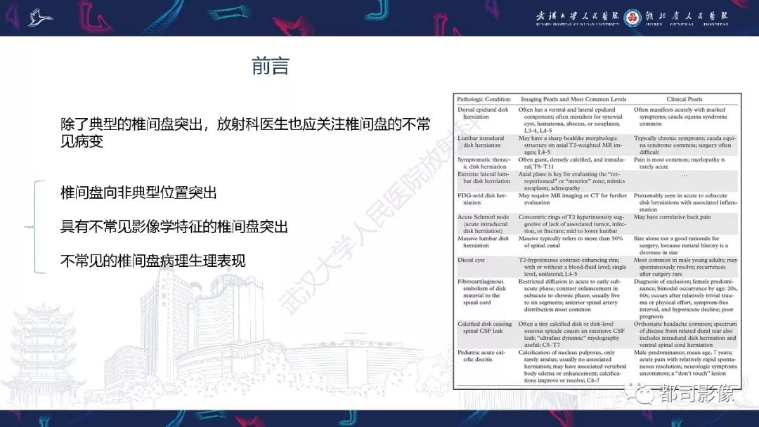 【PPT】椎间盘不常见病变影像诊断