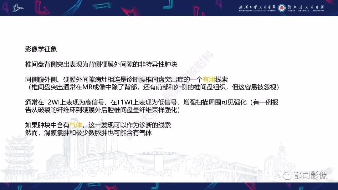 【PPT】椎间盘不常见病变影像诊断