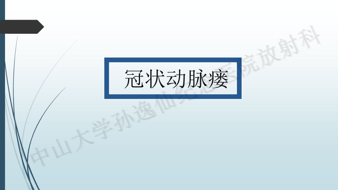 【PPT】冠脉CTA解剖变异