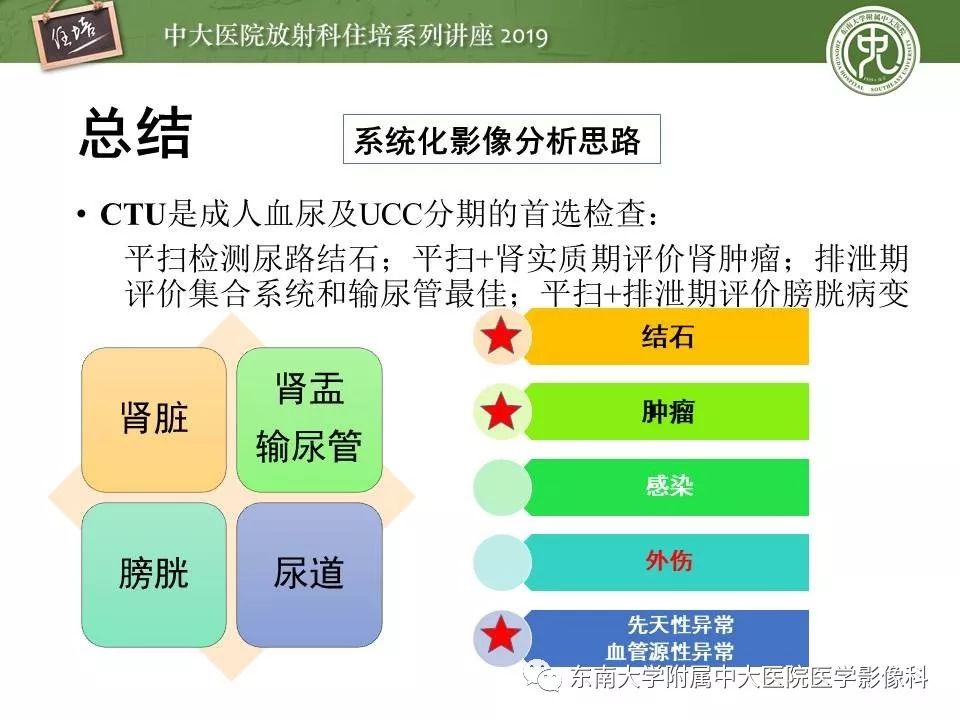 【PPT】血尿的影像分析思路