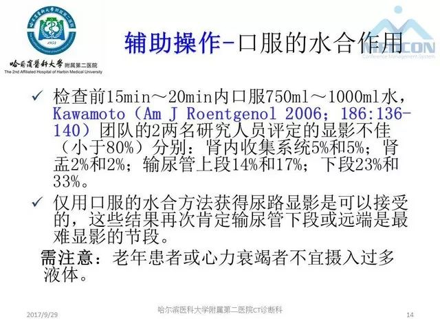 【PPT】CTU扫描方案设计和提高尿路显影的方法