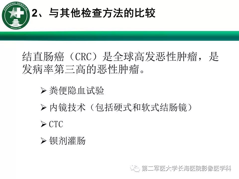 【PPT】CT结肠造影的临床应用