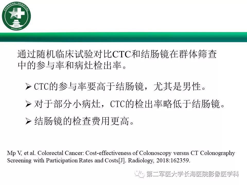 【PPT】CT结肠造影的临床应用