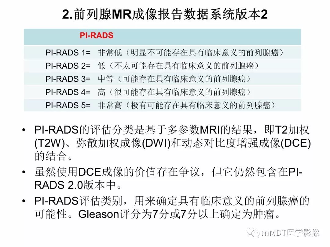 【PPT】前列腺癌：影像报告与数据系统（版本2）