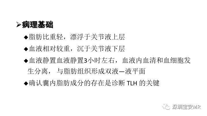 【PPT】创伤性膝关节积脂血症