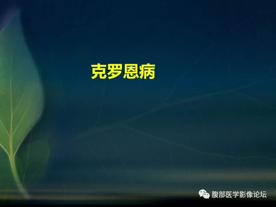 【PPT】小肠疾病读片—克罗恩病、肠结核、溃疡性结肠炎鉴别诊断