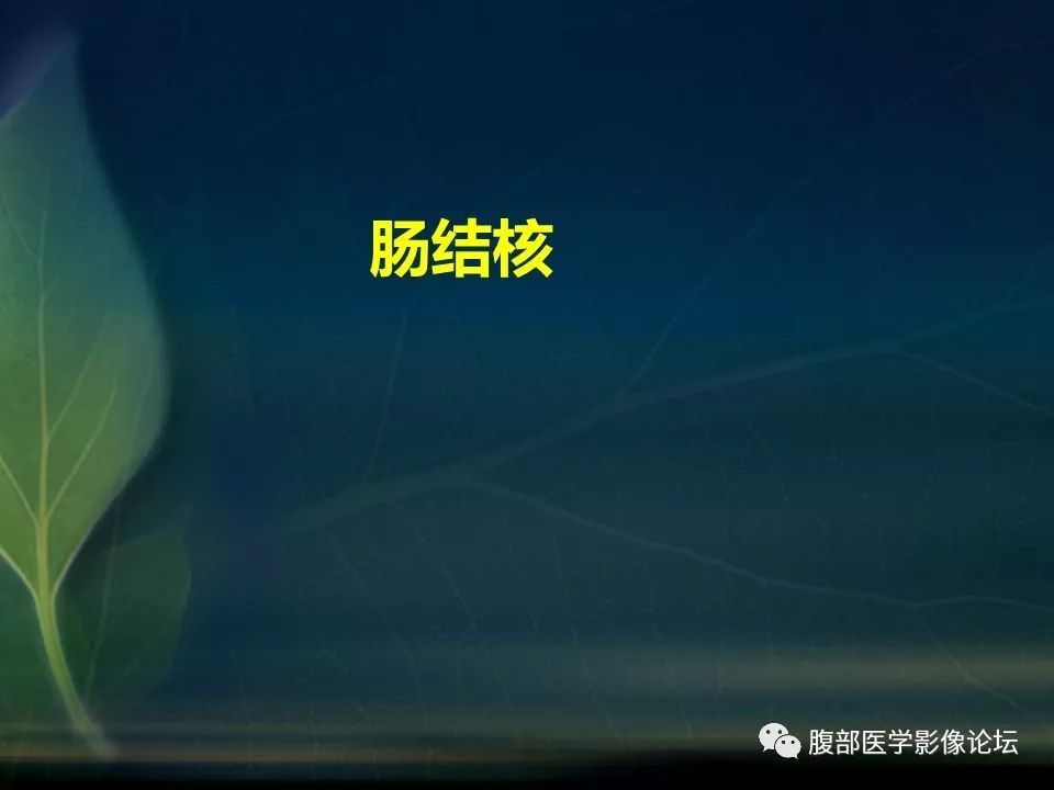 【PPT】小肠疾病读片—克罗恩病、肠结核、溃疡性结肠炎鉴别诊断