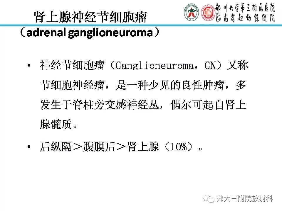 【PPT】肾上腺神经节细胞瘤