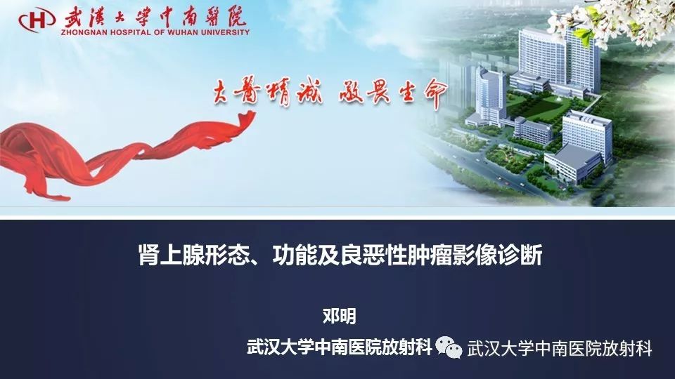 【PPT】肾上腺形态、功能及良恶性肿瘤CT影像诊断