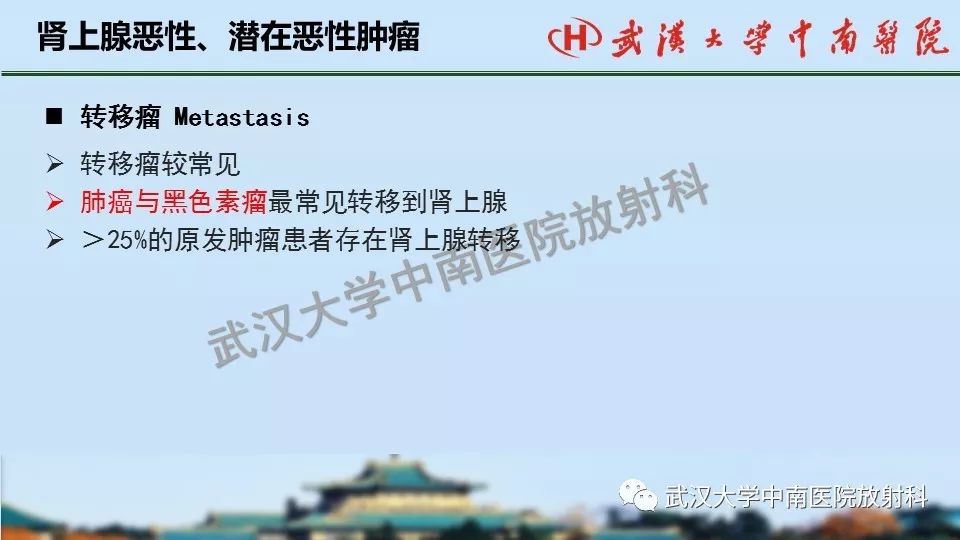 【PPT】肾上腺形态、功能及良恶性肿瘤CT影像诊断