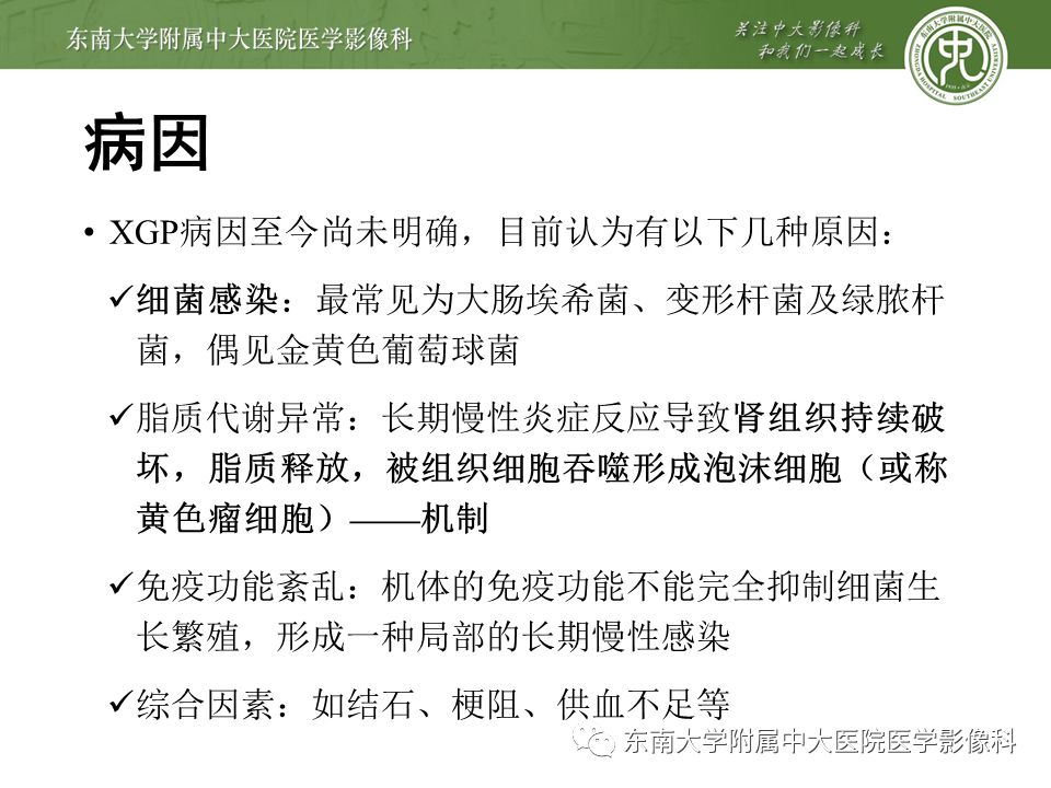 【病例】黄色肉芽肿性肾盂肾炎1例CT影像