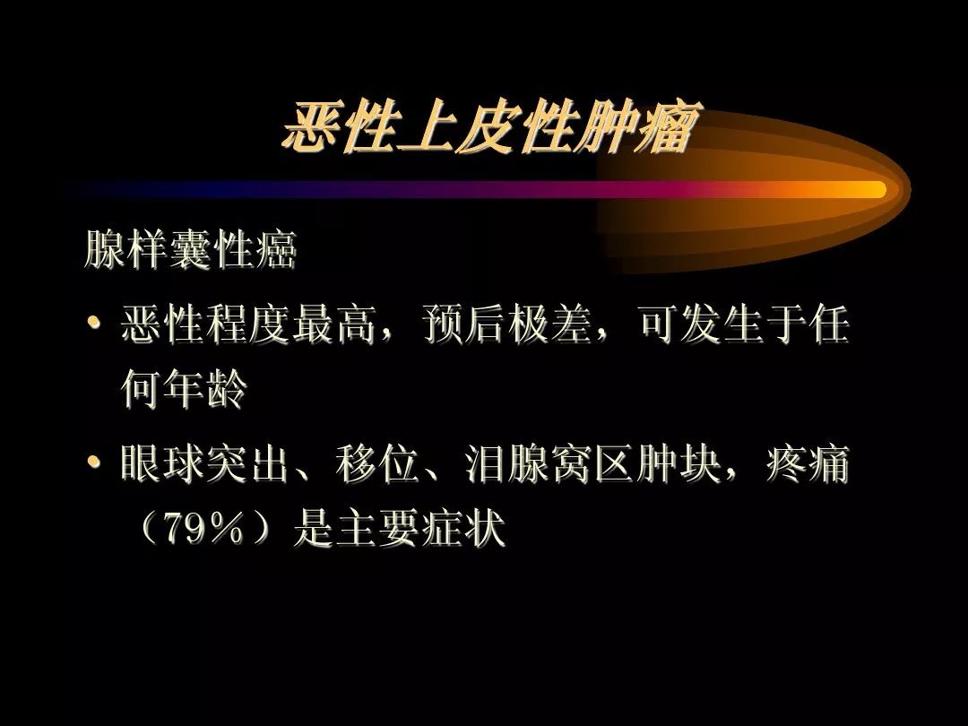 【PPT】泪腺肿瘤及肿瘤样病变的影像学诊断