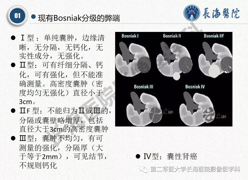 【PPT】肾脏囊性肿块的Bosniak分级,2019版本