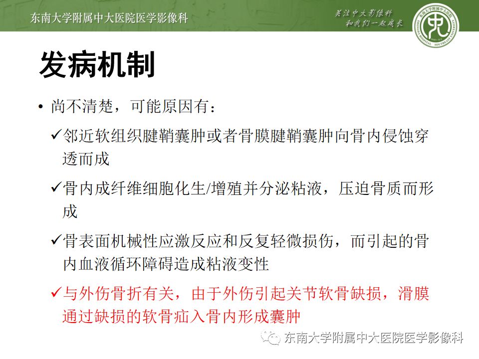 【PPT】股骨头囊性变机制及其鉴别诊断