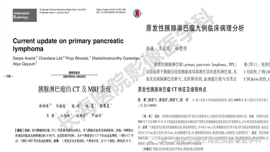 【PPT】胰腺淋巴瘤