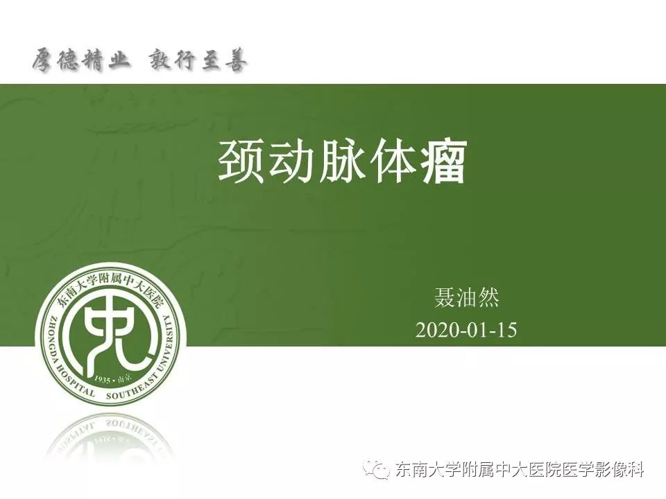 【PPT】颈动脉体瘤的影像