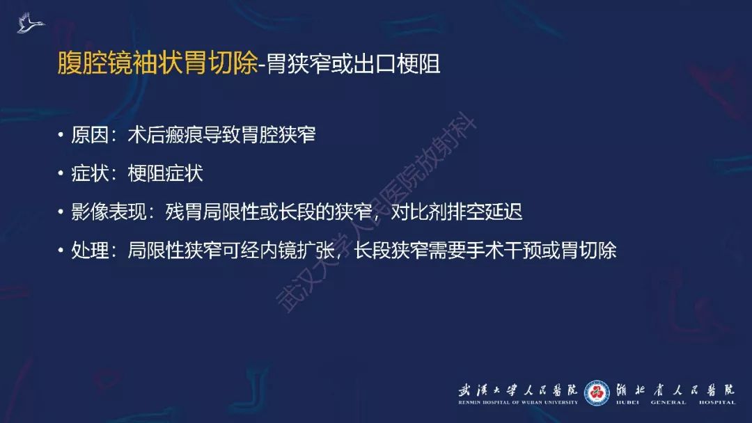 【PPT】减重术后正常表现及并发症影像诊断