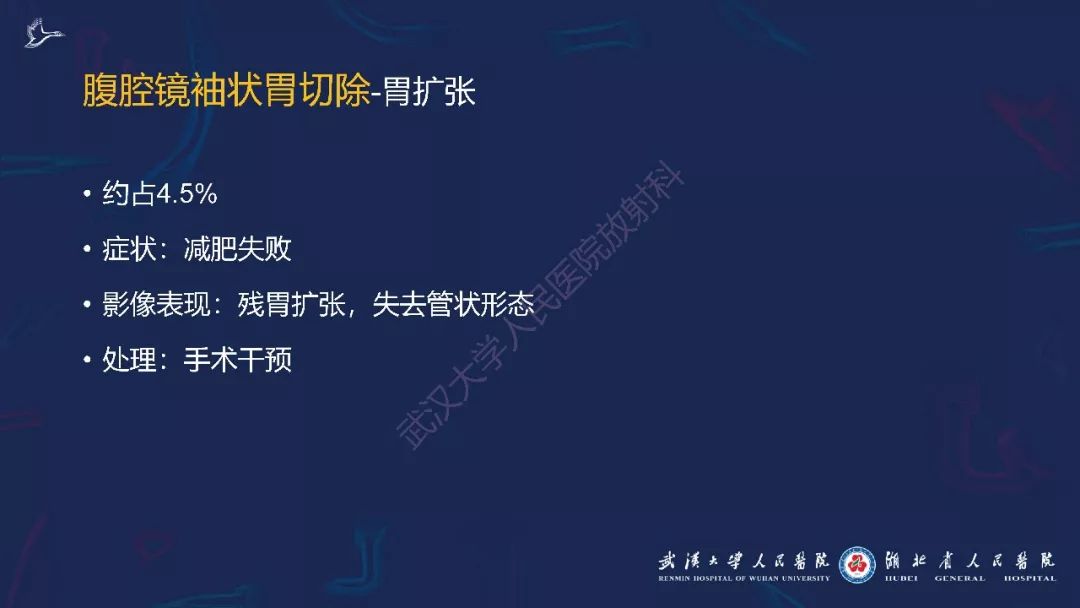【PPT】减重术后正常表现及并发症影像诊断