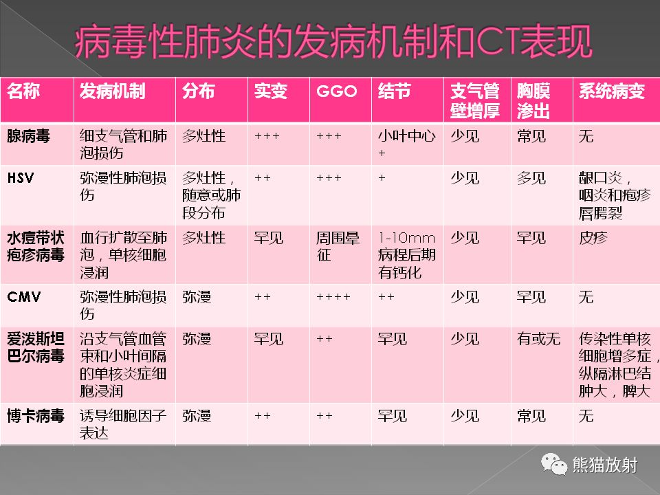 【PPT】病毒性肺炎的X线及CT表现