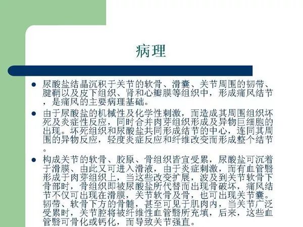 【PPT】痛风的影像表现