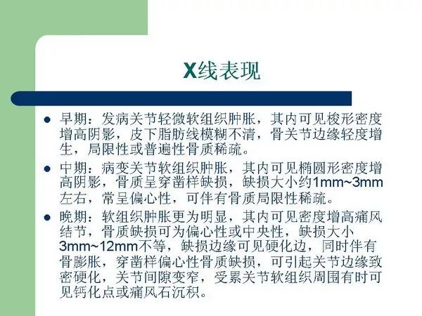 【PPT】痛风的影像表现