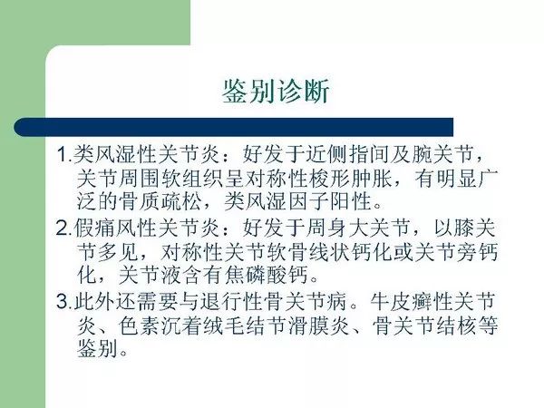 【PPT】痛风的影像表现