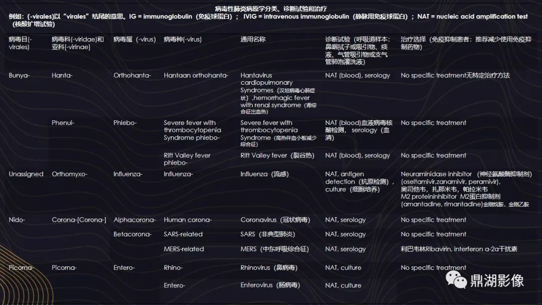 【PPT】病毒性肺炎的相关知识学习