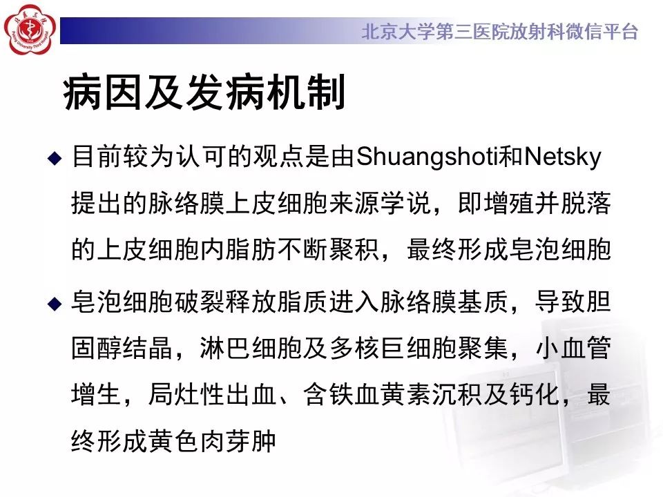 【PPT】脉络丛黄色肉芽肿的影像