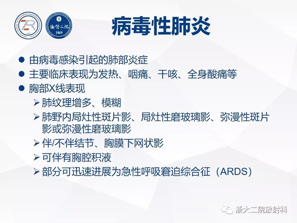 【PPT】新型冠状病毒肺炎早知道—胸片细节见真章（肺炎和病毒性肺炎X线诊断