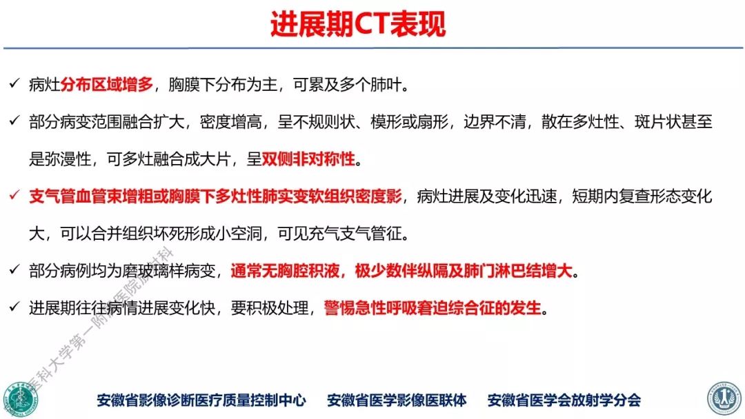 【PPT】新型冠状病毒肺炎影像学诊断