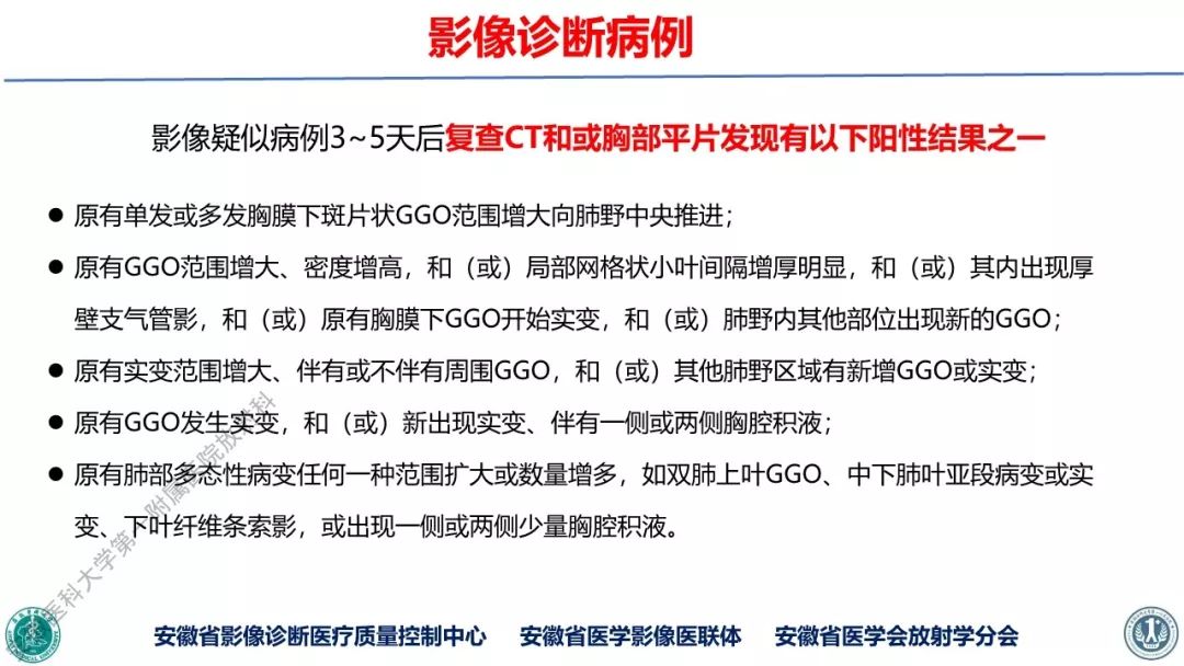 【PPT】新型冠状病毒肺炎影像学诊断