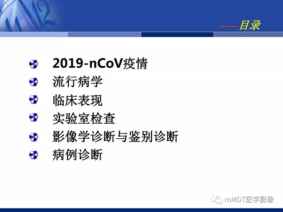 【PPT】新型冠状病毒肺炎的诊断与鉴别诊断