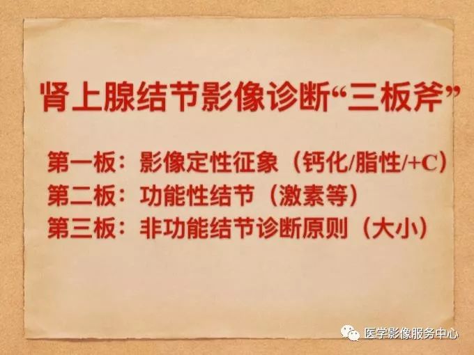 【PPT】肾上腺结节的CT和MRI诊断—肾上腺结节诊断三板斧
