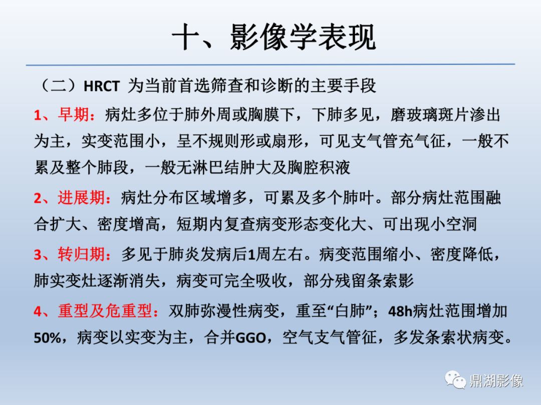 【PPT】新型冠状病毒感染的肺炎影像汇集