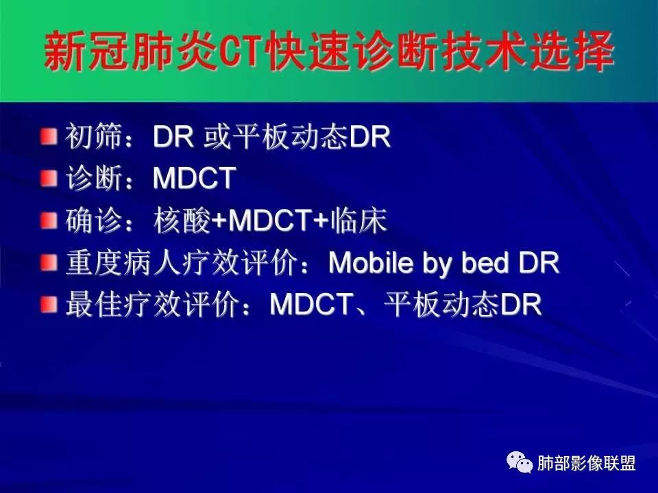【PPT】新型冠状病毒肺炎CT征象识别及快速诊断