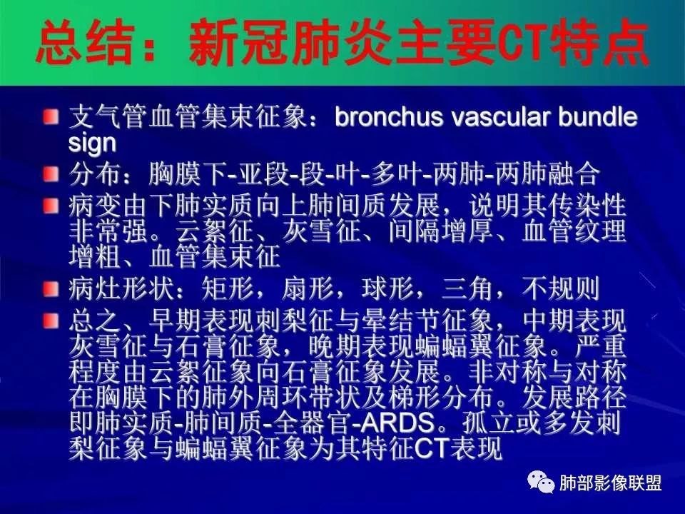 【PPT】新型冠状病毒肺炎CT征象识别及快速诊断