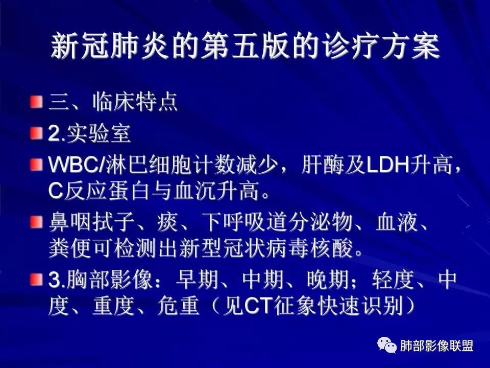 【PPT】新型冠状病毒肺炎CT征象识别及快速诊断