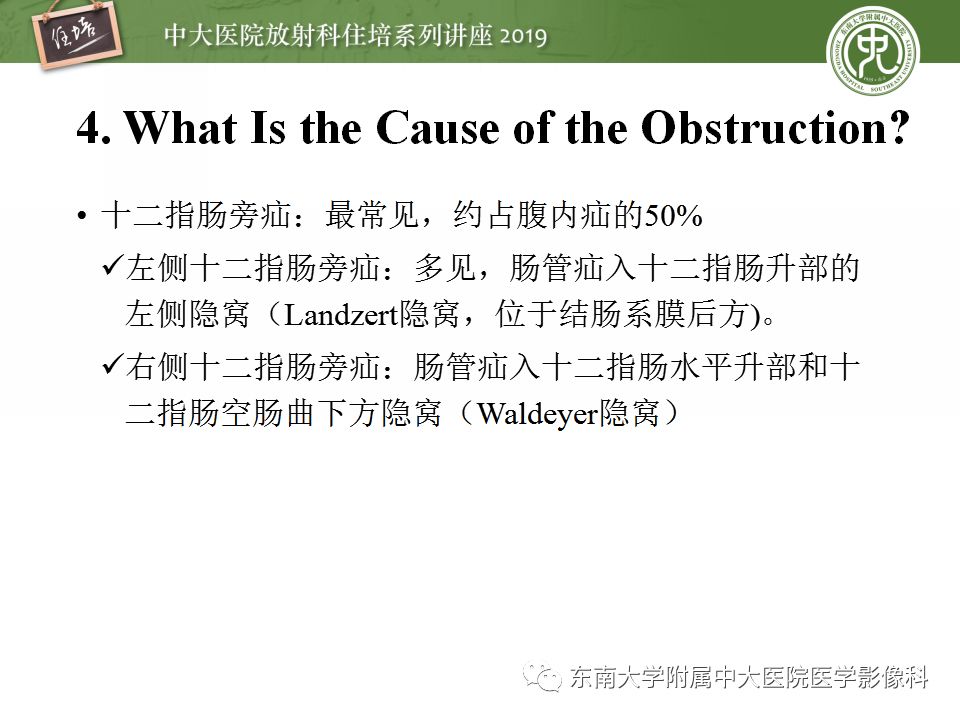 【PPT】小肠梗阻的影像分析及诊断