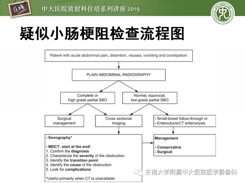 【PPT】小肠梗阻的影像分析及诊断