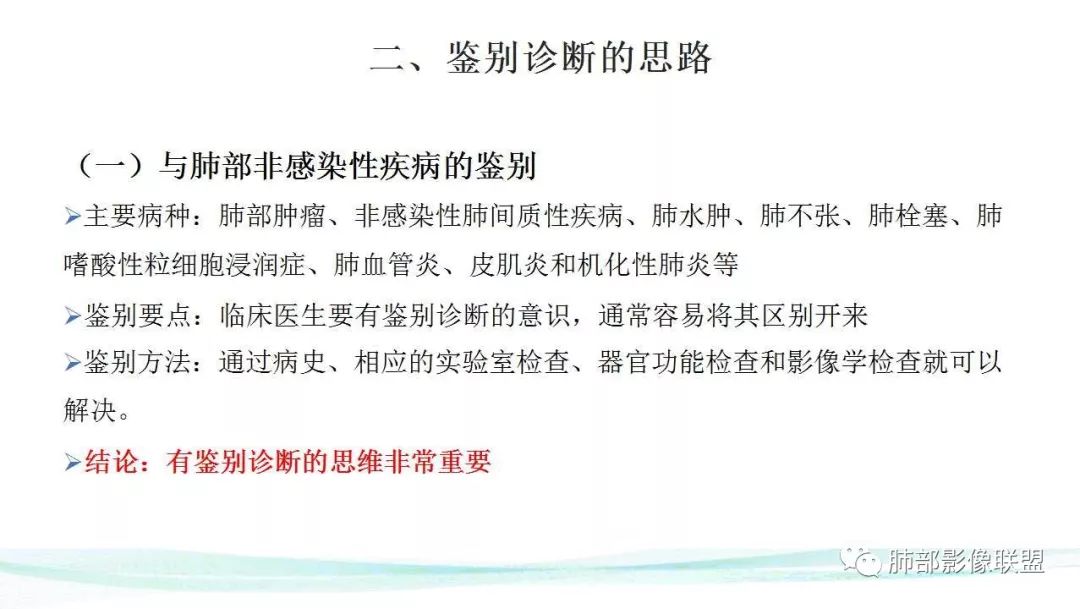 【PPT】新型冠状病毒肺炎的鉴别诊断
