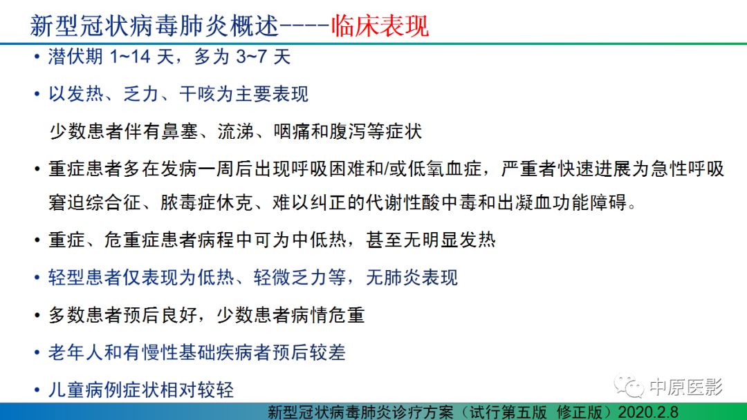 【PPT】新型冠状病毒肺炎影像学诊断浅析
