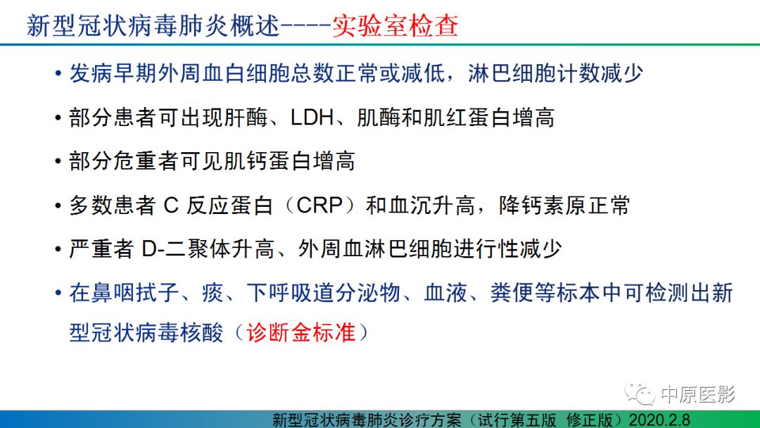 【PPT】新型冠状病毒肺炎影像学诊断浅析