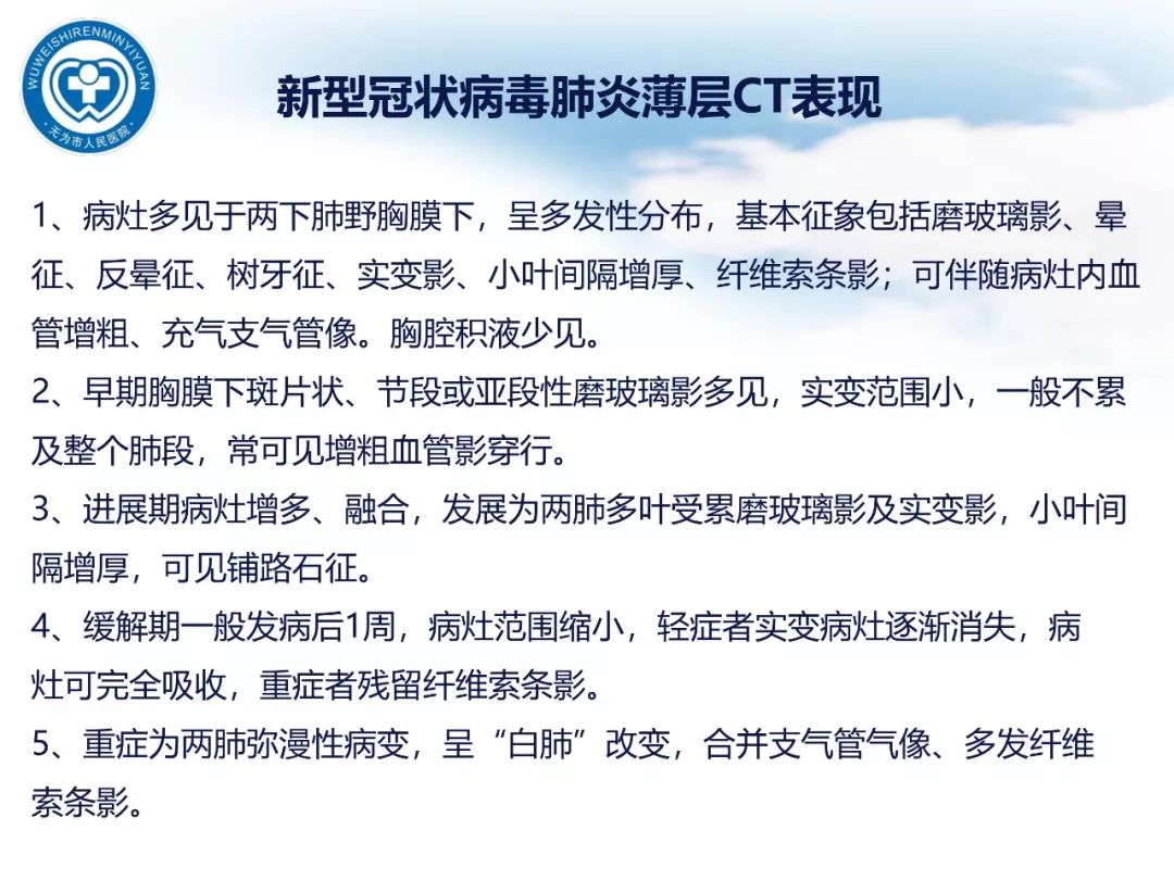 【PPT】新型冠状病毒肺炎影像学病例汇报