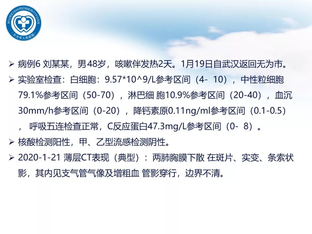 【PPT】新型冠状病毒肺炎影像学病例汇报