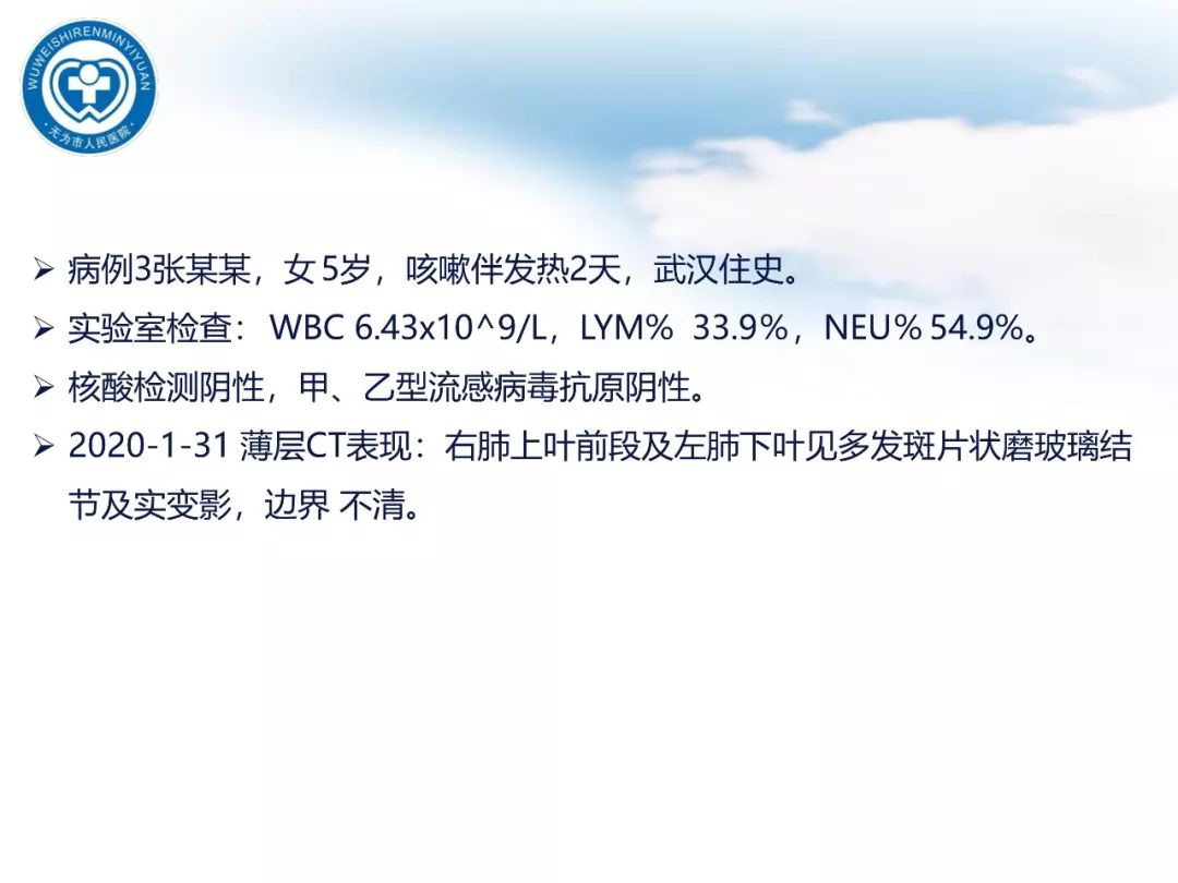 【PPT】新型冠状病毒肺炎影像学病例汇报
